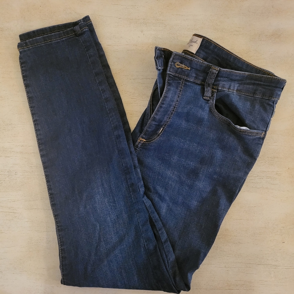 Mid Rise Skinny Medium Wash Jeans